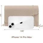Clutch Purses For Women Evening Bag Faux Suede Formal Party Wedding Cocktail Prom