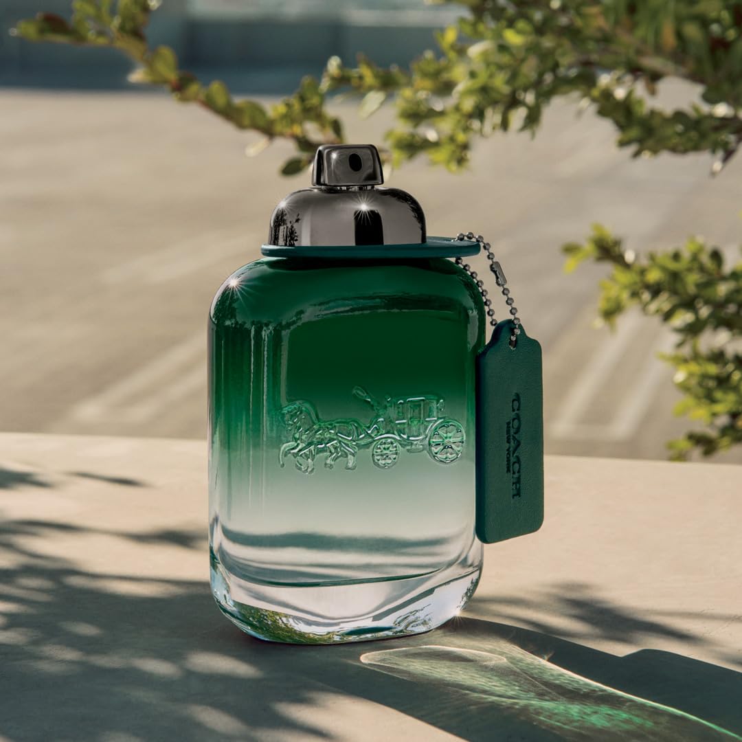 Coach - Green Eau de Toilette - Men's Fragrance - Fruity & Green - With notes of Kiwi, Rosemary Essence & Crystal Moss