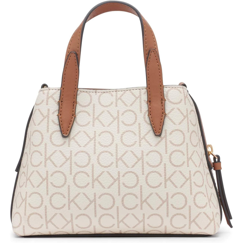 Calvin Klein Women's Millie 2 in 1 Triple Compartment Mini Satchel Crossbody