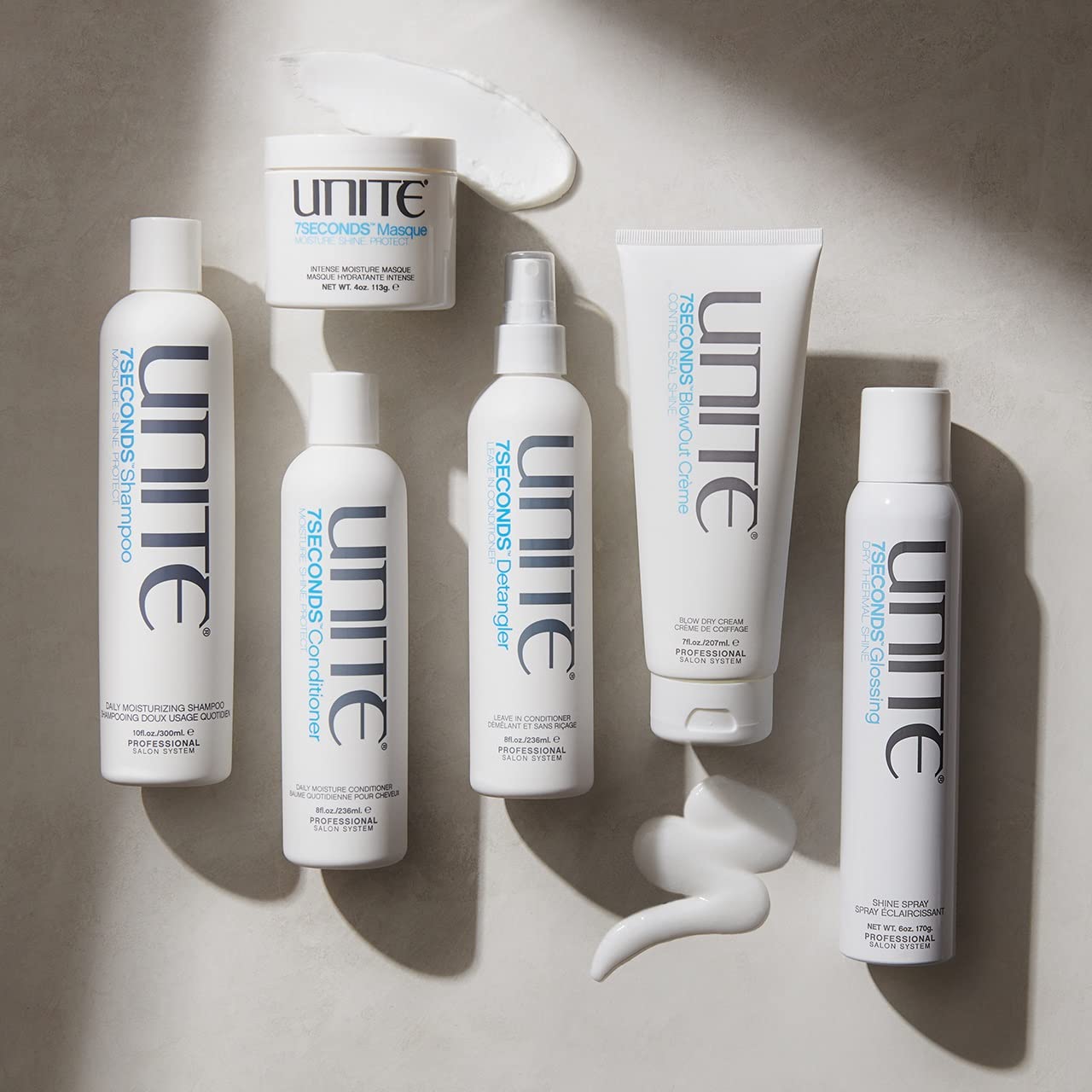 UNITE Hair 7SECONDS Detangler Leave-In Conditioner Spray for Frizz Control & Heat Protection