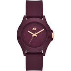 Skechers Women'S Rosencrans Analog Burgundy Silicone Watch (Model: Sr6344)