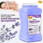 SPA REDI - Body and Foot Cream Mask, Lavender and Wildflower, 128 Oz - Pedicure Massage for Tired Feet and Body, Hydrating, Fresh Skin - Infused with Hyaluronic Acid, Amino Acids, Panthenol