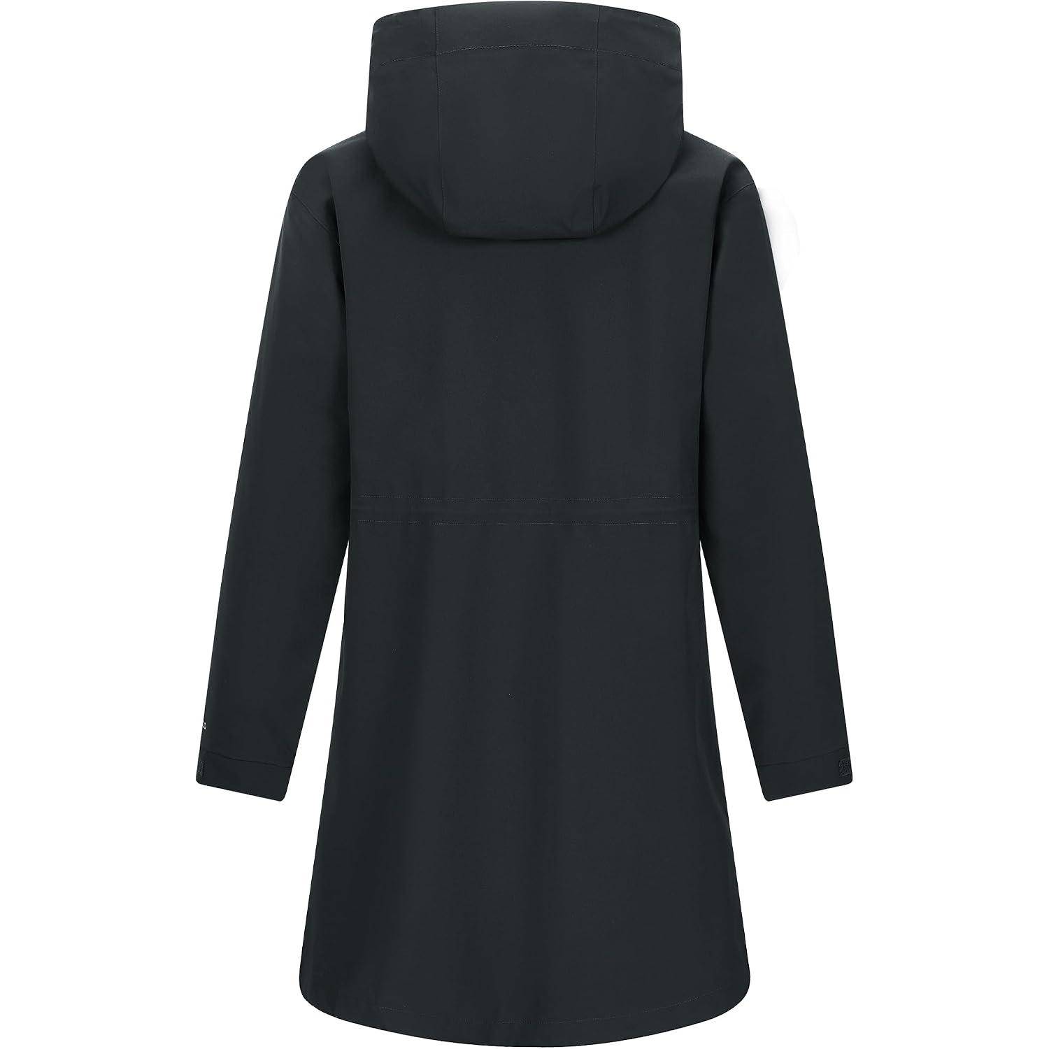 33,000Ft Women'S Waterproof Long Rain Coats With Mesh-Lind Breathable Rain Jacket With Hood Trench Coats Windbreaker