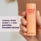 Sweetspot Flavored Solid Perfume Stick, Portable Travel Perfumes For Women, Long Lasting Fragrances, Non Sticky Formula, Natural Ingredients, Fragrance Stick (Peach)