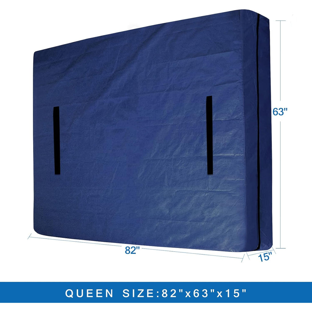 Mattress Bags For Moving And Storage Queen Size, Waterproof Mattress Cover For Moving With Heavy Duty Handles, Strong Zipper, Reusable Mattress Storage Bag, Moving Supplies & Moving Bags