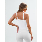 Spaghetti Strap Crop Tank Tops for Women Cute Summer Camisoles for Teens Fitted Basic Layering Cami Undershirts