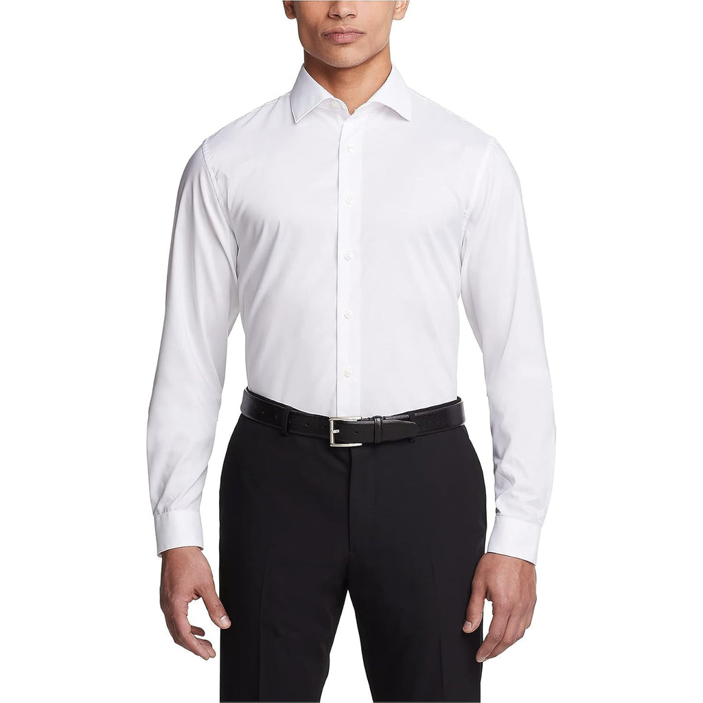 Kenneth Cole Unlisted Men'S Slim Fit Solid Dress Shirt - Amazon Exclusive