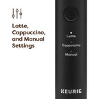 Keurig Simplecafe Frother, Rechargeable Handheld Milk Frother For Lattes, Cappuccinos & Iced Coffee, Usb Cord Included, Microwave-Safe Frothing Cup, Hot & Cold Foam Maker
