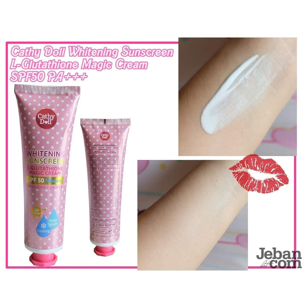 Cathy Doll L-Glutathione Magic Cream Spf 50 Whitening Sunscreen 138Ml