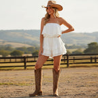 Missheel Over The Knee Cowboy Boots For Women Adjustable Thigh High Cowgirl Boots
