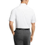 Van Heusen Men'S Short Sleeve Dress Shirt Regular Fit Poplin Solid