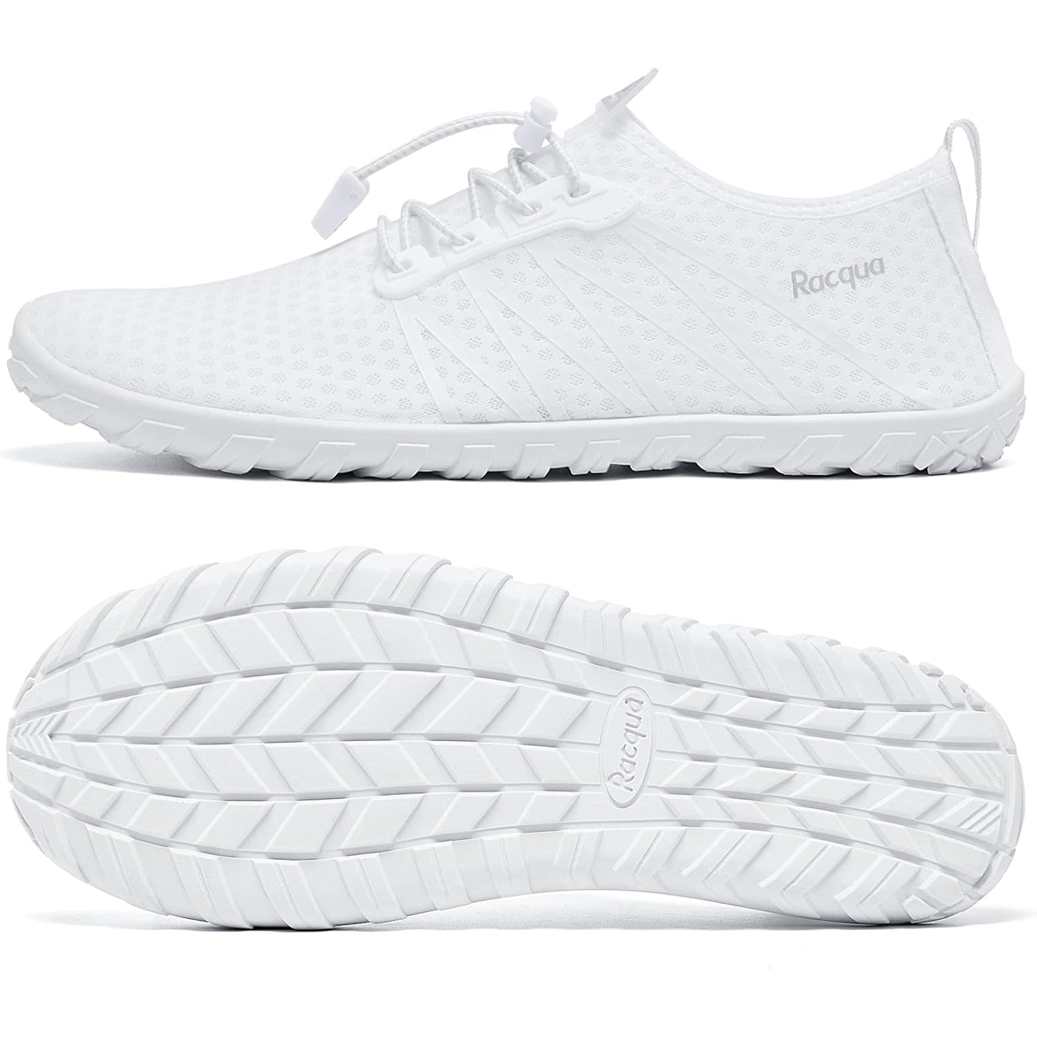 Racqua Women Men Water Shoes Barefoot Sport Beach Swim Shoes