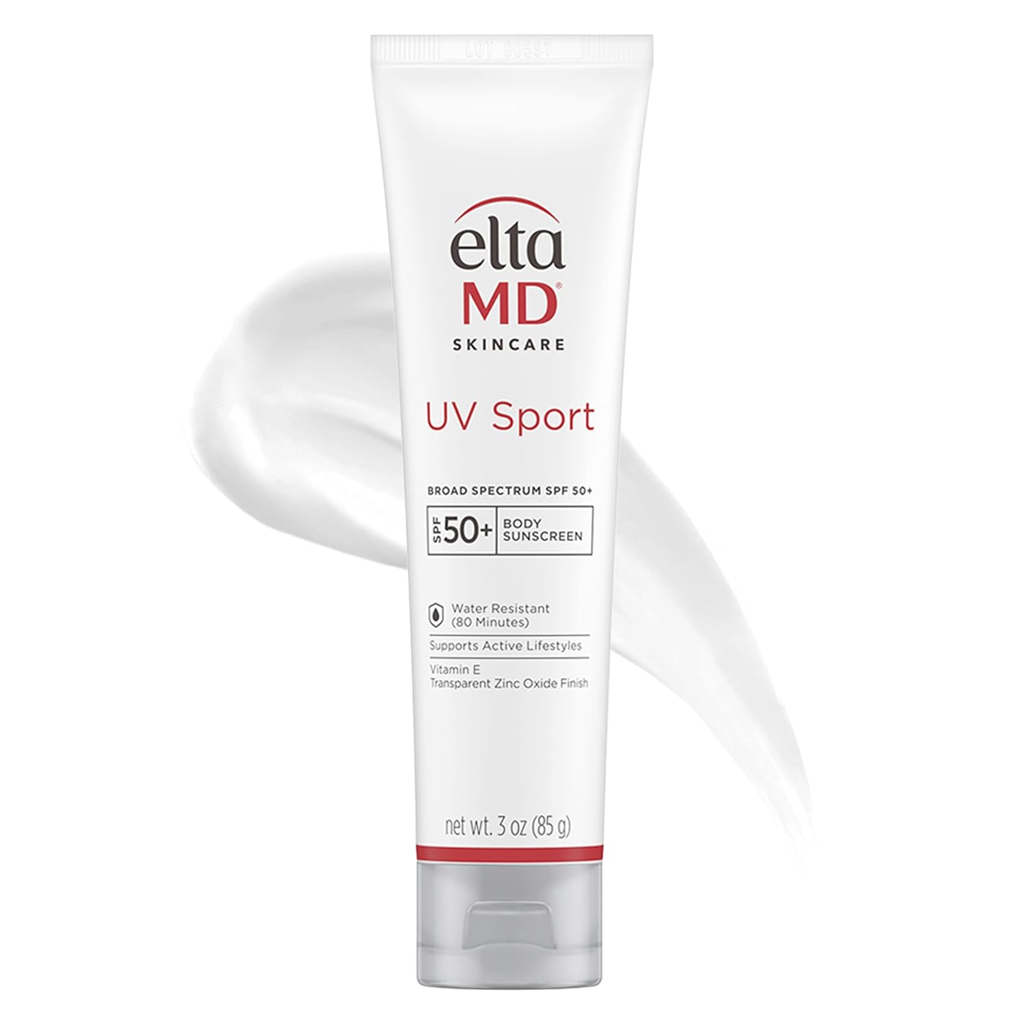 EltaMD UV Sport Sunscreen Lotion SPF 50 - Face and Body Sunscreen SPF 50, Water & Sweat Resistant, Zinc Oxide Formula for Active Lifestyles