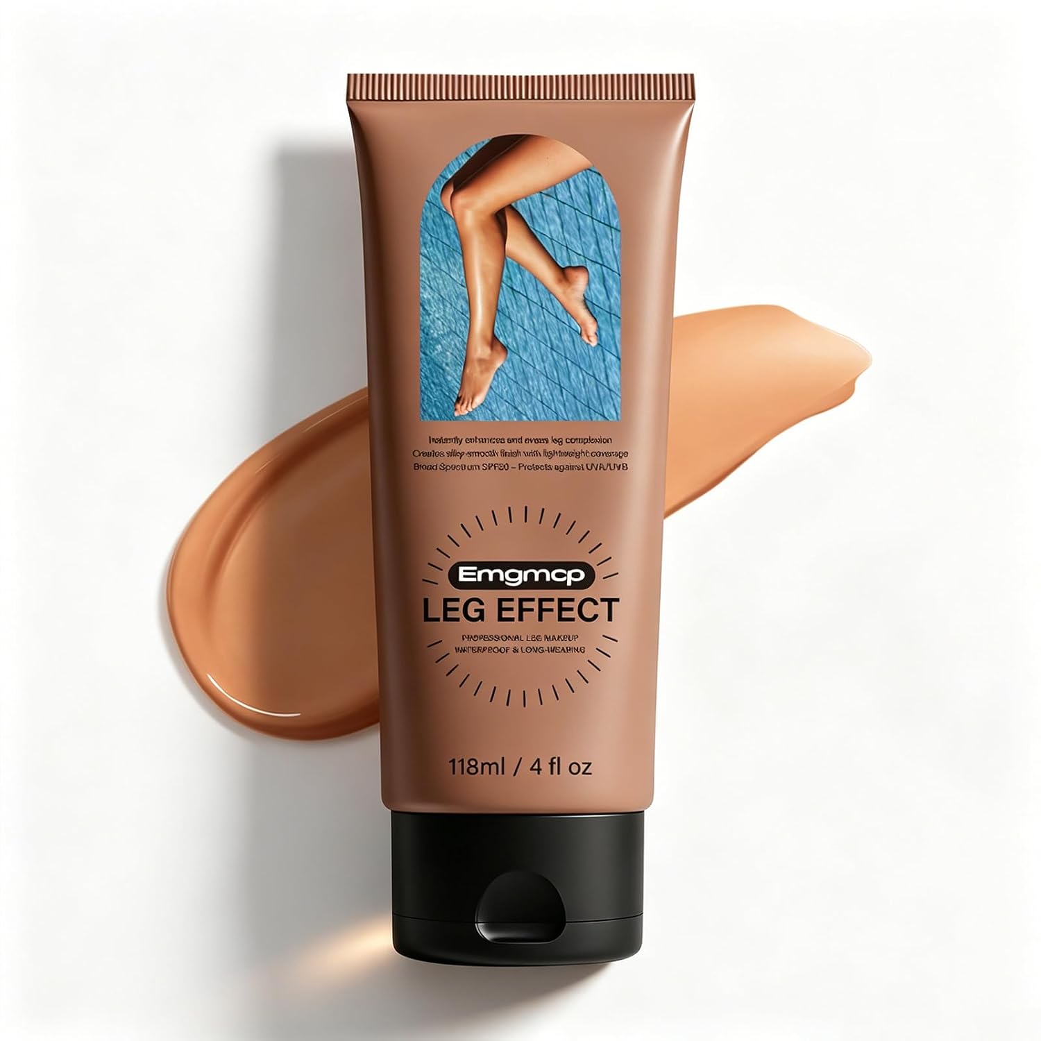 Leg Makeup Waterproof With Spf 30, Medium Coverage No Transfer Body Concealer, Tattoo & Scar Cover Up, Long Lasting Leg & Body Foundation, Flawless Looking Legs For All Skin Tones (#02)