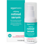 Amazon Basics Retinol Serum For Face, Pore Minimizer, Fast Absorbing Formula, 1 Fluid Ounce, 1-Pack