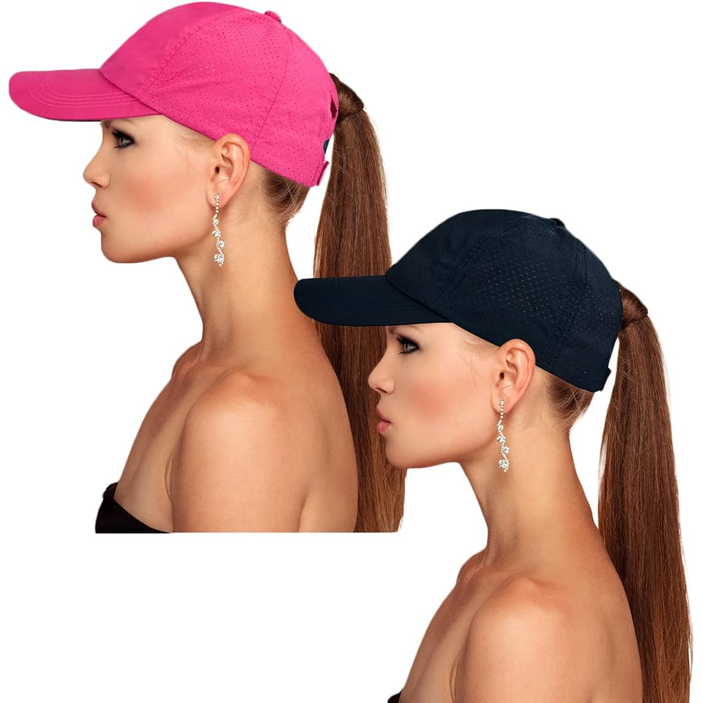 Cross Hat Womens Baseball Cap -Cross Ponytail Hat Baseball Cap