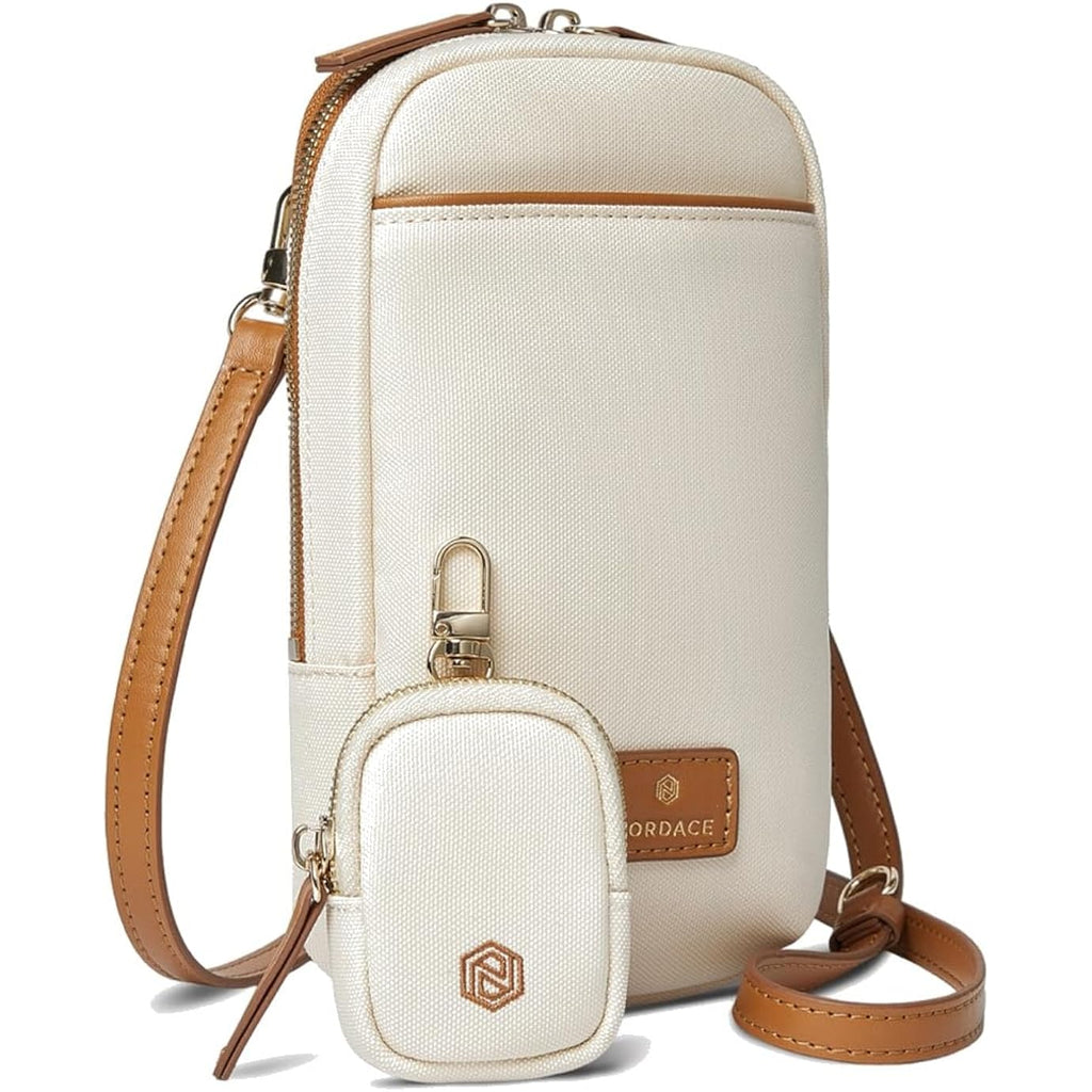 Nordace Siena Nexus Phone Crossbody Bag - Rfid Blocking Card Slots And Detachable Pouch For Travel Phone Shoulder Bag