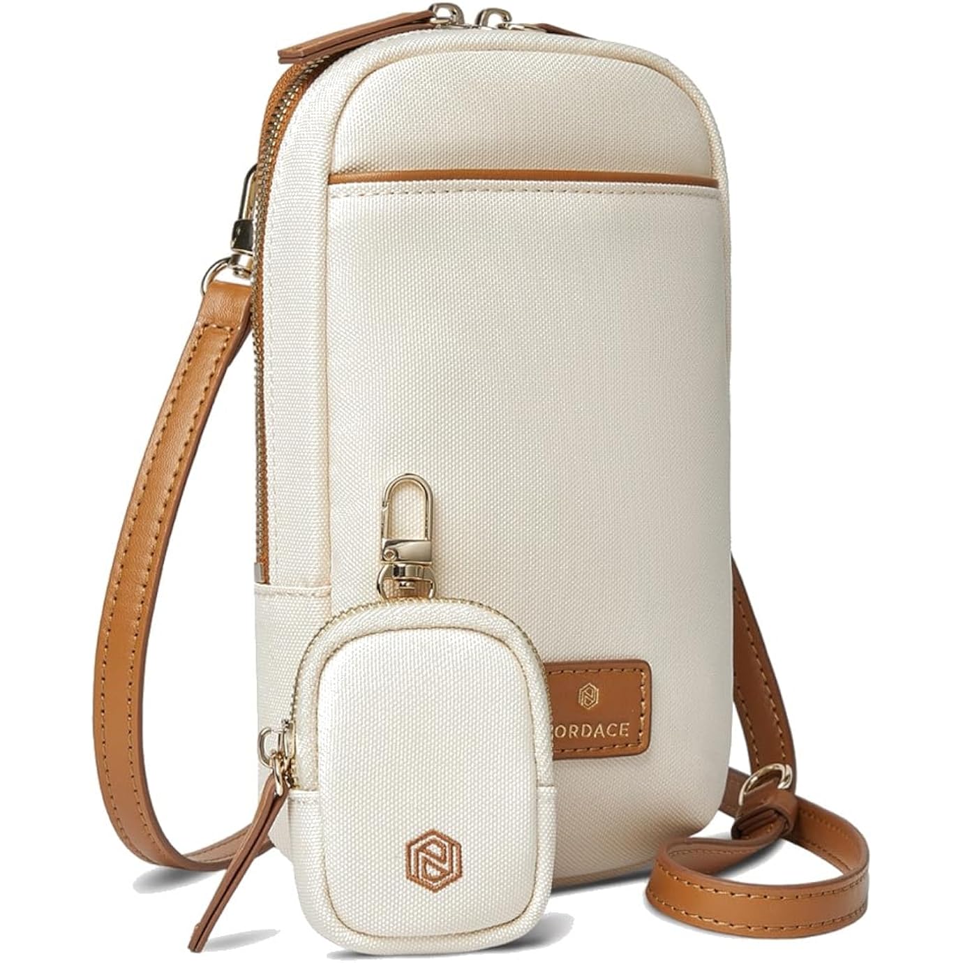 Nordace Siena Nexus Phone Crossbody Bag - Rfid Blocking Card Slots And Detachable Pouch For Travel Phone Shoulder Bag