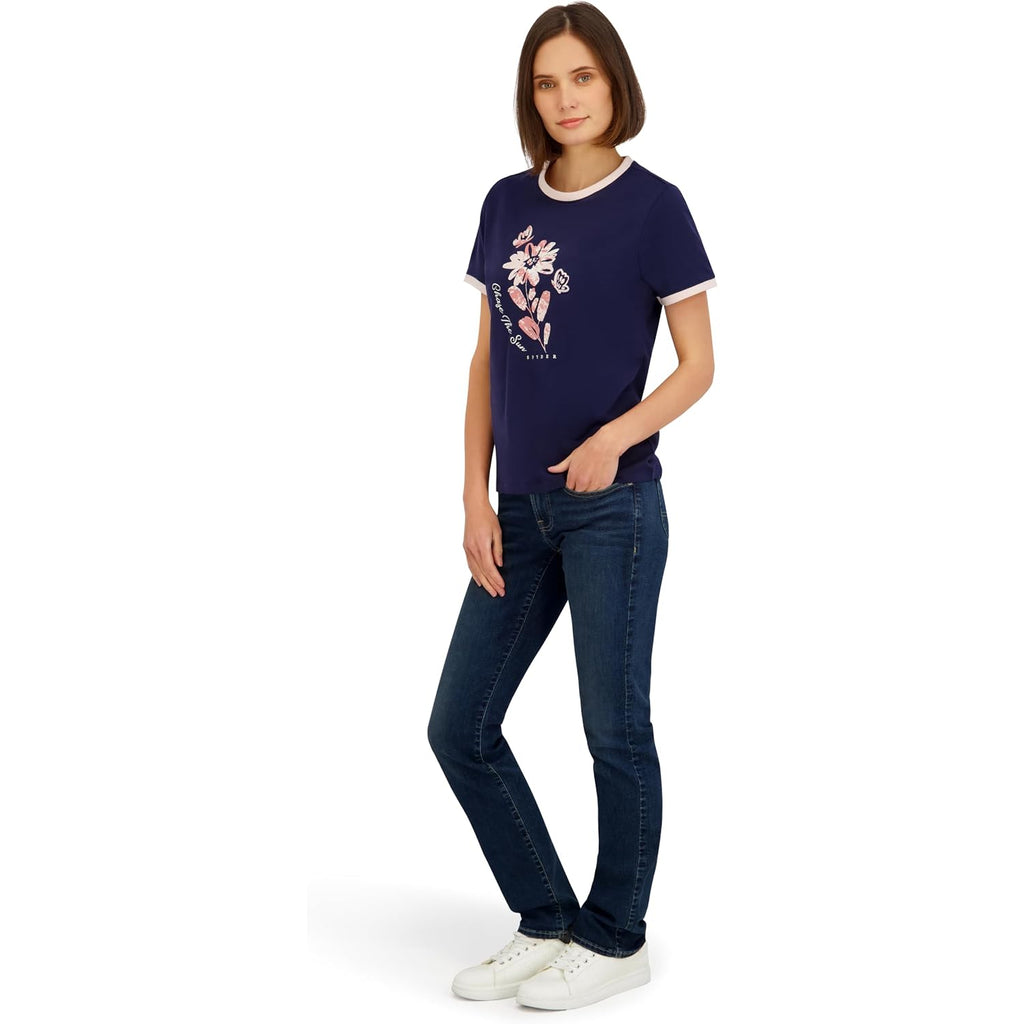 Spyder Women'S Floral Chase The Sun Graphic Short Sleeve Tee T-Shirt