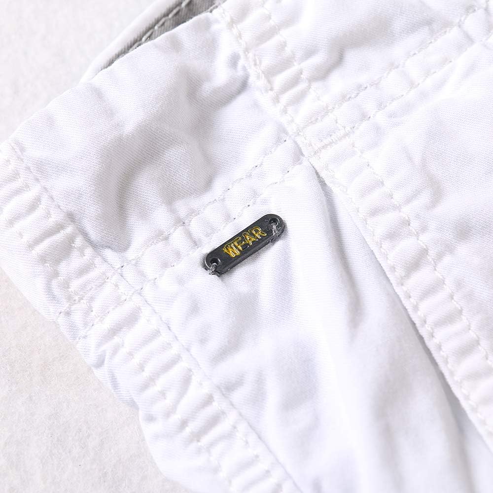 Ochenta Men'S Lightweight Cargo Shorts, Relaxed Fit 100% Cotton Casual Summer Shorts With 6 Pockets (No Belt)