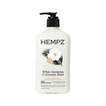 Hempz Body Lotion Moisturizer - White Gardenia & Coconut Palm - Daily Moisturizing Cream, Shea Butter, Coconut Oil - Skin Care Products, All Natural Hemp Seed Oil - 17 Fl Oz