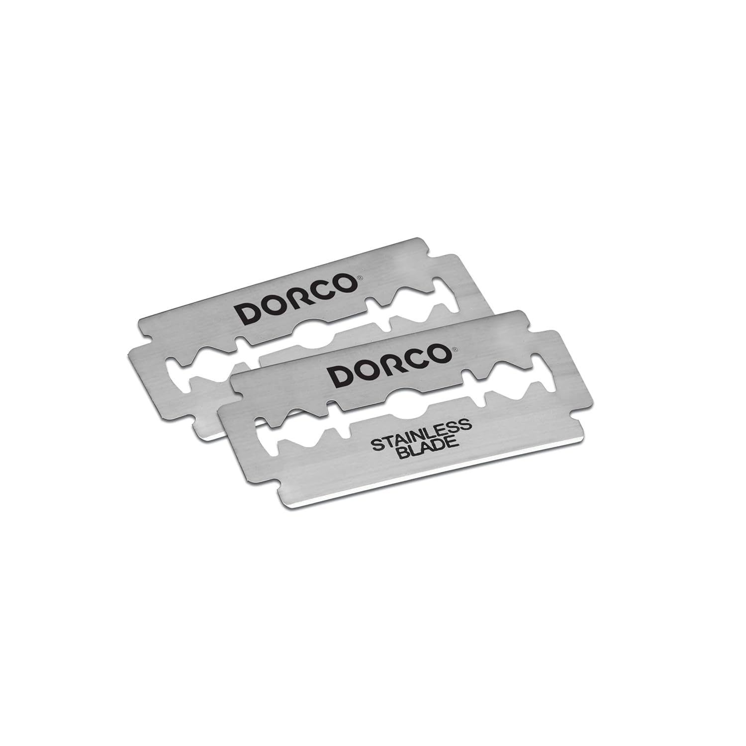 Dorco ST300 Platinum Extra Double Edge Razor Blades 100 Count, Premium Stainless Steel Shaving Blades, Super Sharp for Smooth, Precise Shave, Stocking Stuffers
