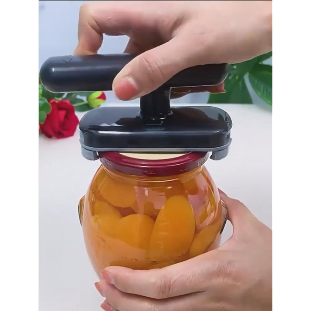 1Pc Adjustable Jar And Bottle Opener - Smoothly Adjustable Design, Comfortable Easy-Grip Handle, Multifunctional For Various Containers, Reliable Manual Can Opener For Hassle-Free Effortless Access