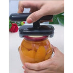 1Pc Adjustable Jar And Bottle Opener - Smoothly Adjustable Design, Comfortable Easy-Grip Handle, Multifunctional For Various Containers, Reliable Manual Can Opener For Hassle-Free Effortless Access