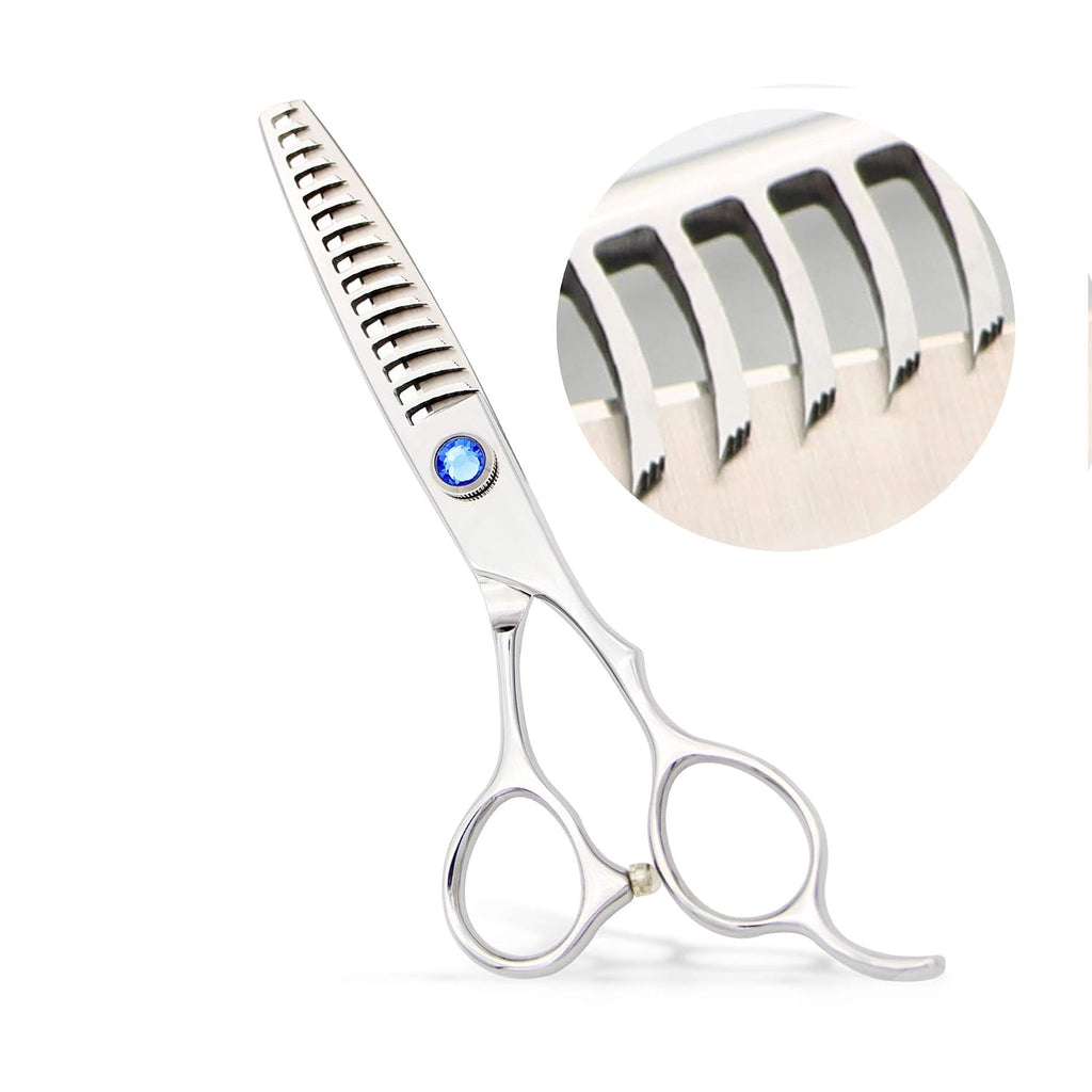 6.5" Professional Texturizing Scissors, Hair Thinning Shears For Precise Texturizing - Removes 50% Less Hair Vs Standard, Japanese Stainless Steel Cutting Teeth Shears