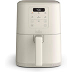 bella 4Qt Slim Air Fryer, Fits-anywhere™ Kitchenware, EverGood™ Ceramic Nonstick Coating, Adjustable Temperature, 6 Preset Cooking Options, 60 Min Auto Shutoff w Audible Tone, 3.3lb Capacity, Oatmilk