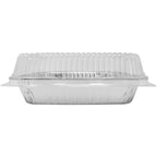 Fig & Leaf (35 Pack) 8” x 8” Square Baking Cake Pans with Plastic Dome Lids | Heavy Duty l Disposable Aluminum Foil Tins l Portable Food Containers l Perfect for Roasting Oven Toaster Cooking