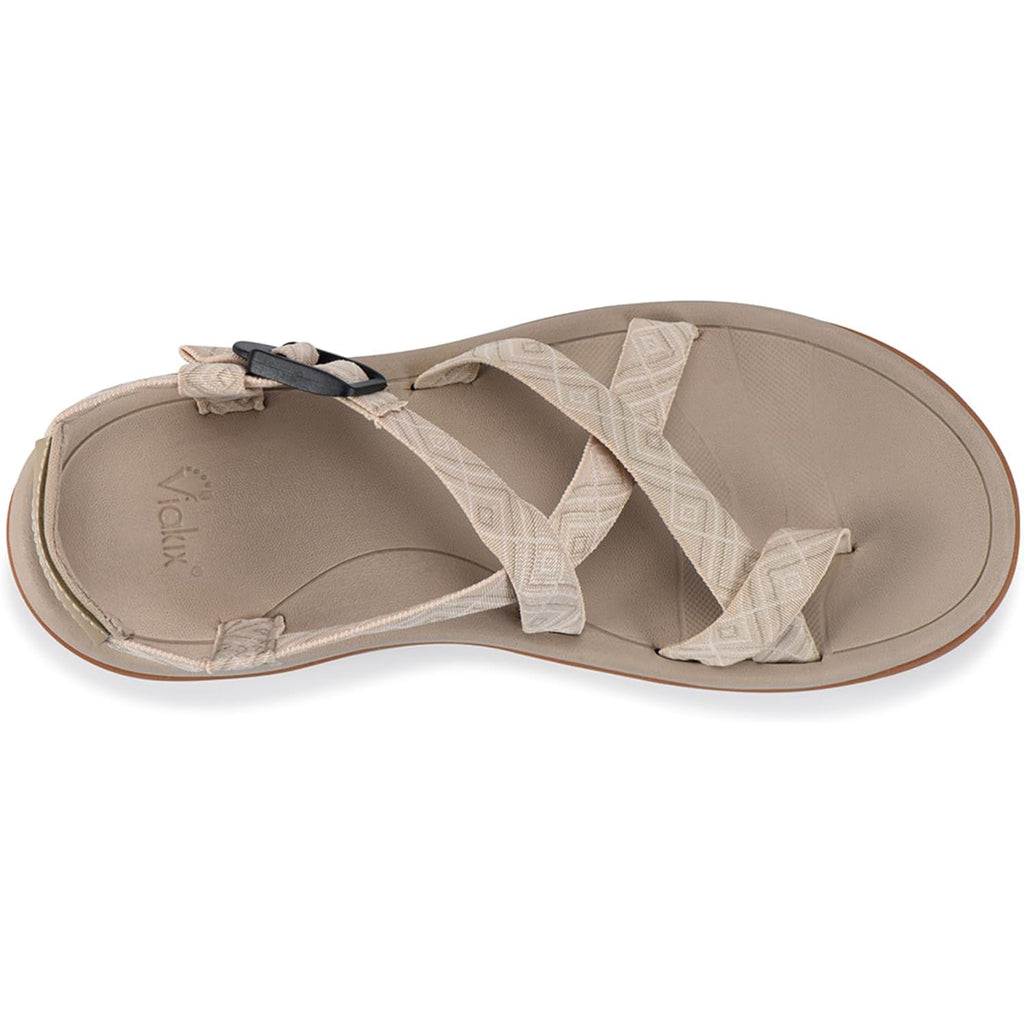 Viakix Womens Walking Sandals: Cute Stylish Comfy Athletic Sport Outdoor Hiking Sandal for Trekking Water Outdoor Beach With Arch Support for Womens Ladies