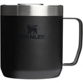 Stanley Everyday Camp Mug 12Oz | Drink Through Lid | Cup For Coffee, Tea And Drinks | Insulated Stainless Steel Coffee Mug | Bpa-Free | Black 2.0