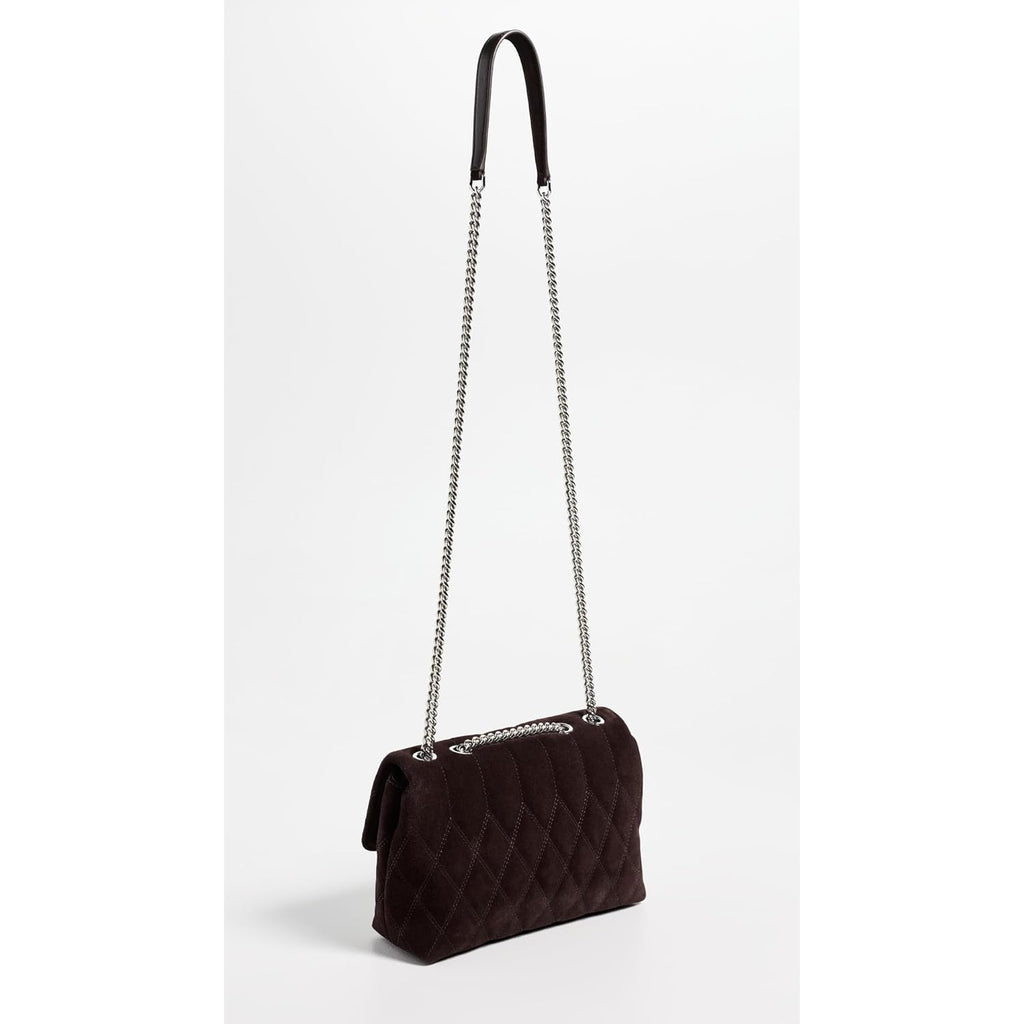 Tory Burch Women's Kira Quilt Suede Shoulder Bag