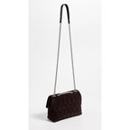 Tory Burch Women's Kira Quilt Suede Shoulder Bag