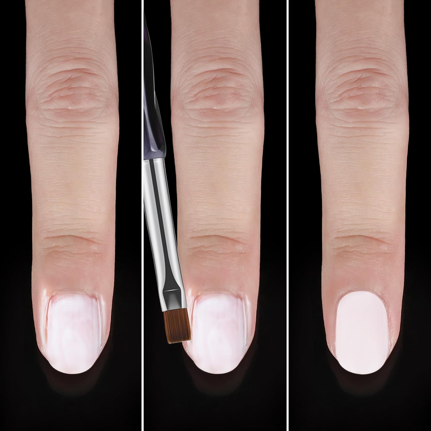 6Pcs Nail Art Brushes Set | Clean Up Brush, Liner, Polish & Extension Gel Brush | Nail Polish Mistake Cleaner for Nail Art DIY, Manicure Tools