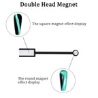 41Pcs Nail Magnet Tool Set, Strong Cat Eye Gel Nail Polish Kit Magnetic Wand, Heart Nails CatEye Magnets Sticks for Home DIY Salon Nail Design Tools Nail Art Accessories