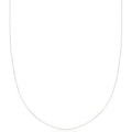 Ross-Simons 0.8mm 14kt White Gold Adjustable Snake-Chain Necklace