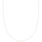 Ross-Simons 0.8mm 14kt White Gold Adjustable Snake-Chain Necklace