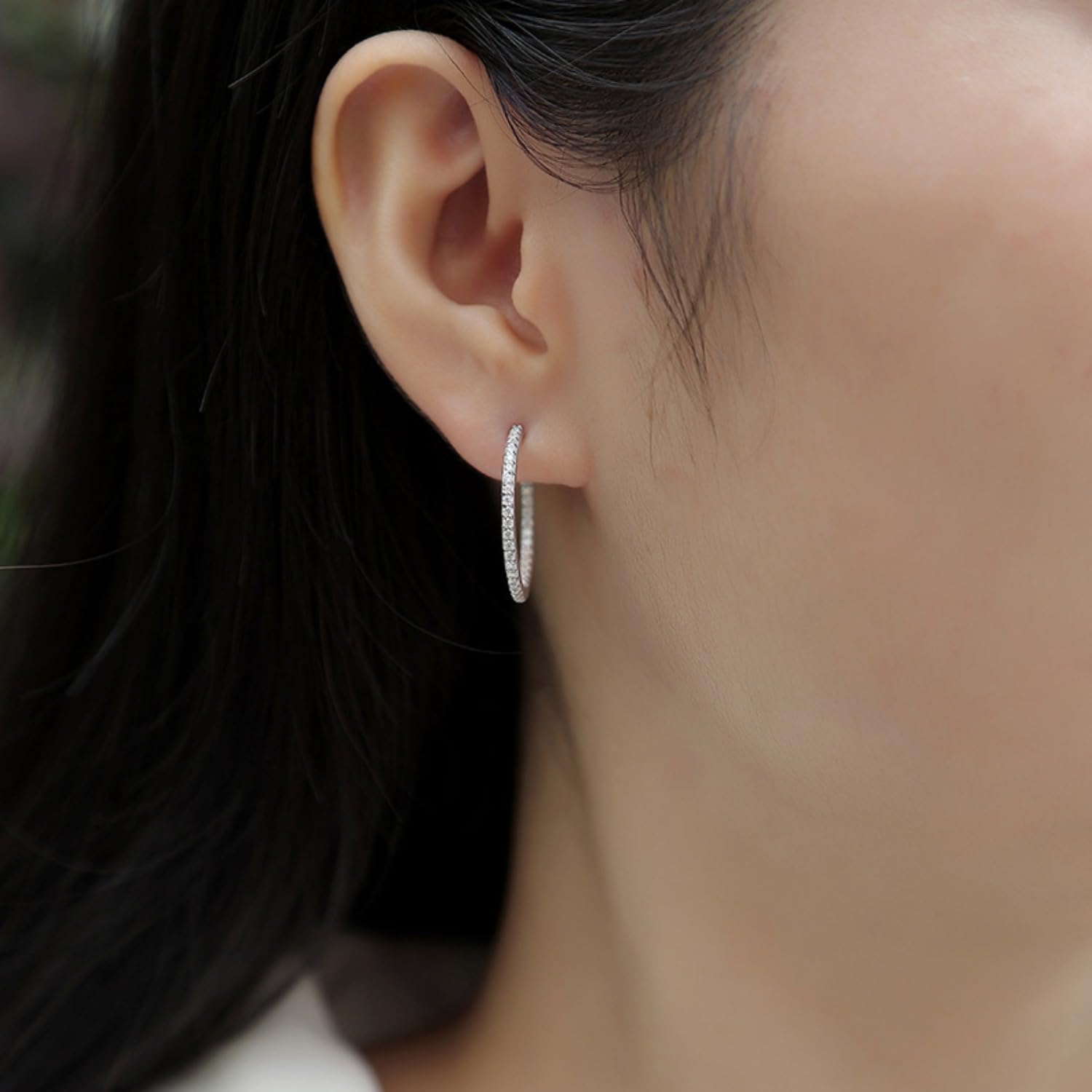 14K Gold 0.7ct Diamond Drop Earrings for Women,D-Color VVS1 Earring, Lovely Gift for Girlfriend on Birthday