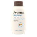 Aveeno Skin Relief Body Wash With Coconut Scent & Soothing Oat, Gentle Soap-Free Body Cleanser For Itchy, Dry & Sensitive Skin, Dye-Free & Allergy-Tested, 12 Fl. Oz