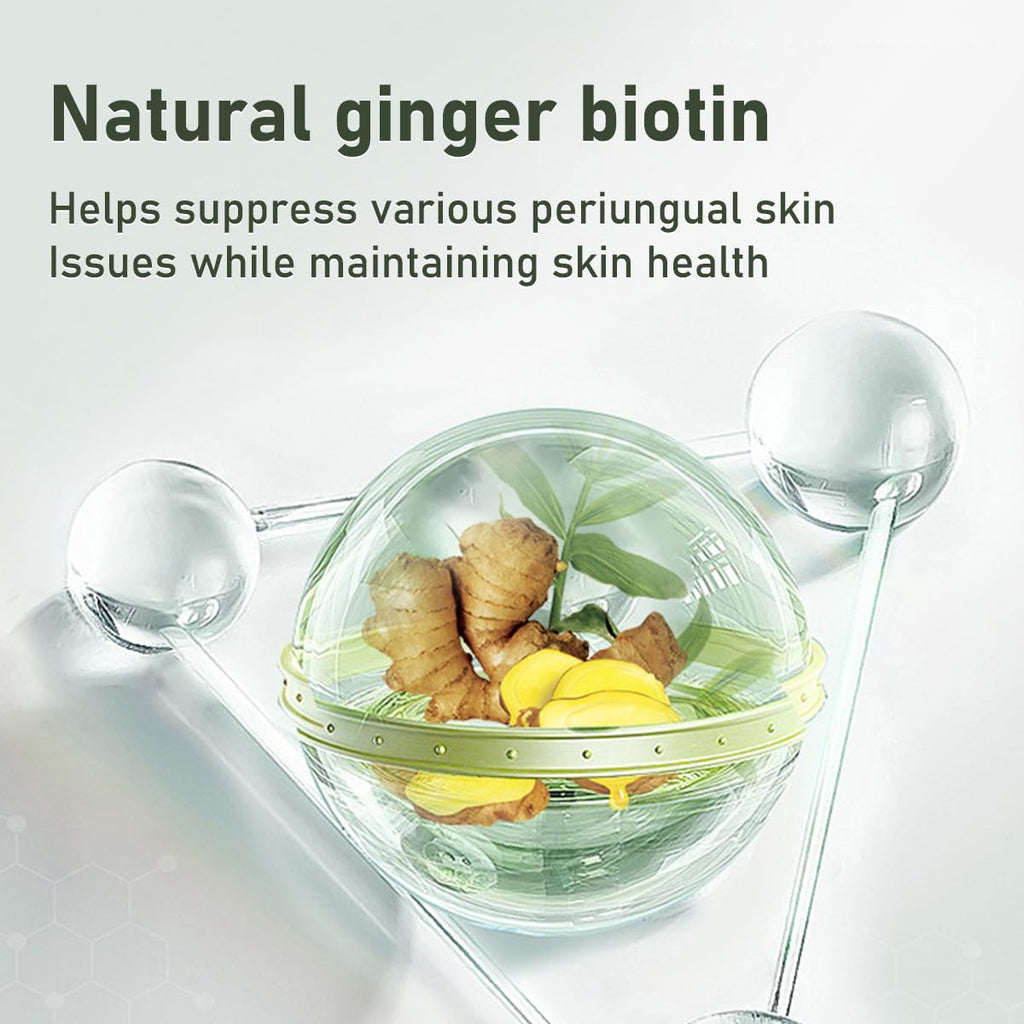 2PCS Ginger Nail Serum Solution, Ginger Cuticle Care Oil for Nails