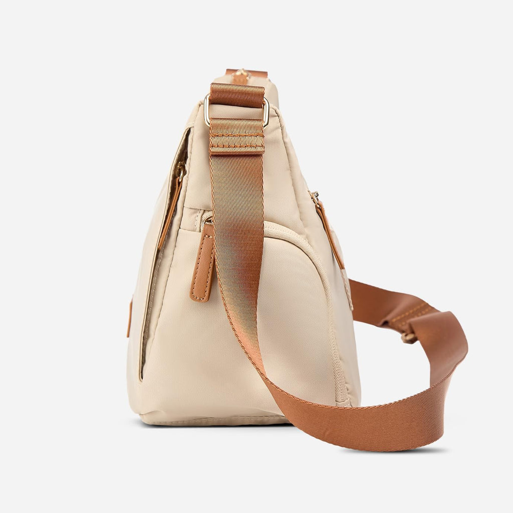 Nordace Siena Hobo Crossbody Bag - Secure Rfid Blocking Pocket And Hidden Compartments For Travel Shoulder Bag