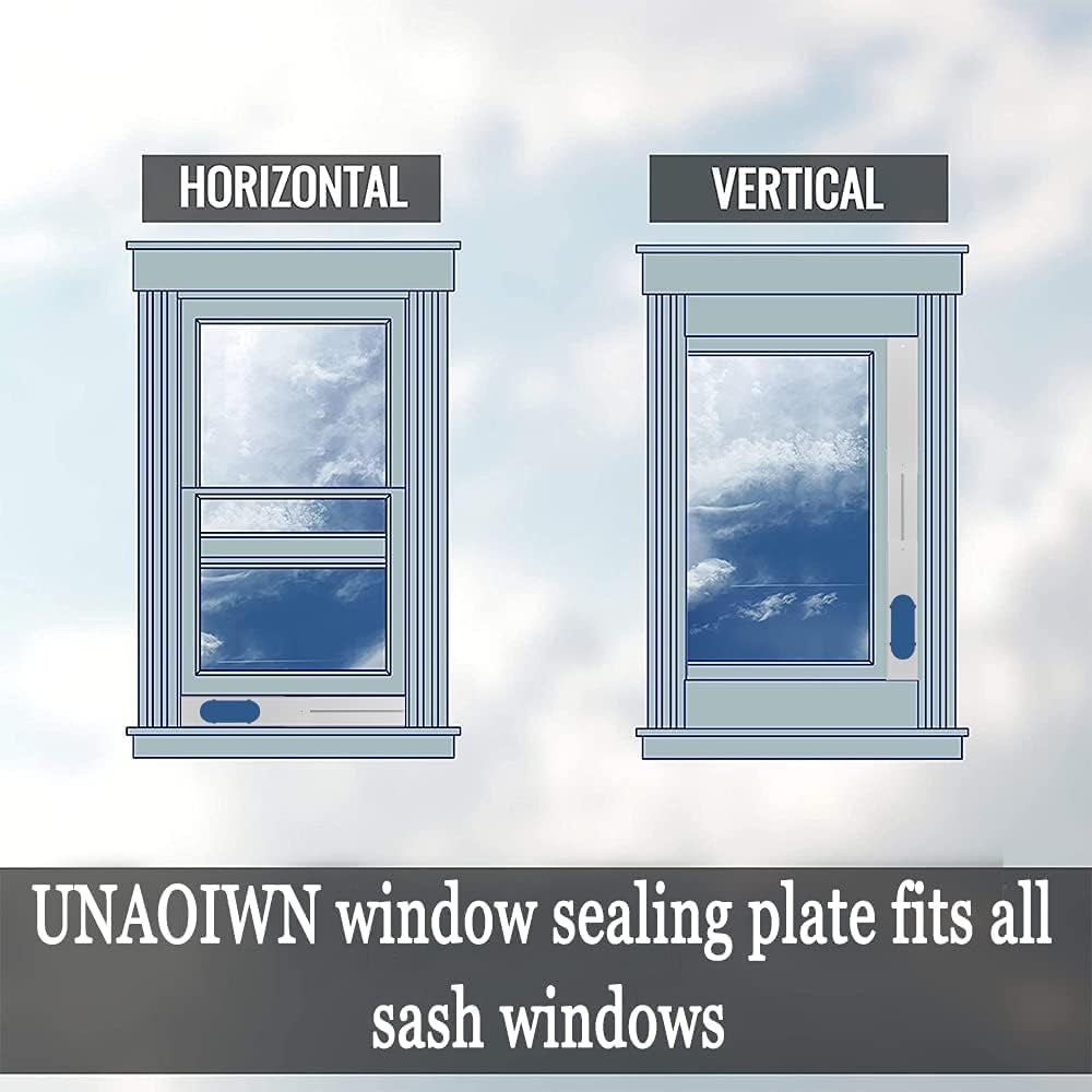 Portable Ac Window Vent Kit 5.9" Air Conditioner Window Seal Panel Hose Kit | No Coupler, For Vertical&Horizontal Sliding Window, Panel Adjustable Length: 16.9"-62.1", Strengthern Sealing, Keep Cool