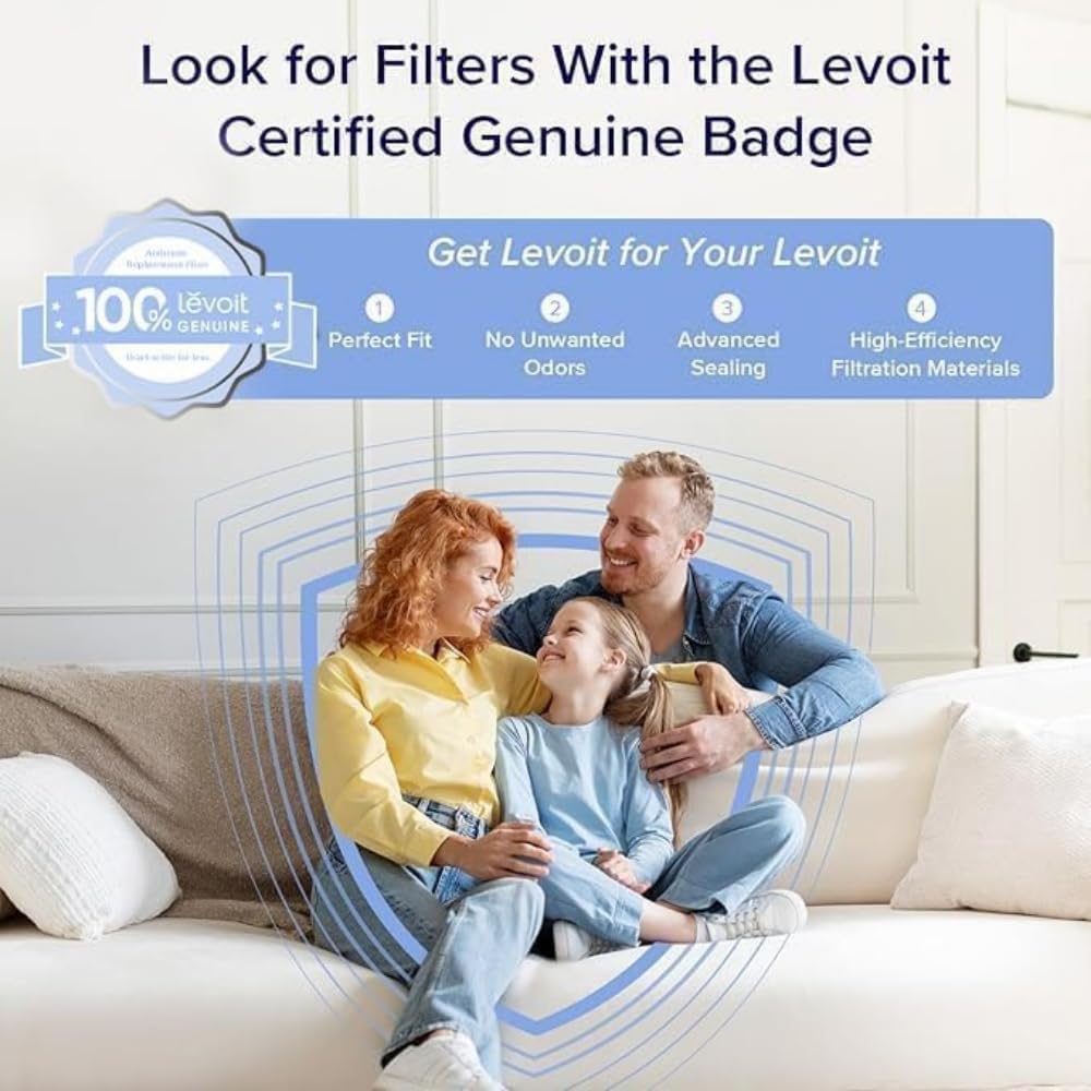 Levoit Core Mini-P Air Purifier Replacement Filter, Genuine Air Filters