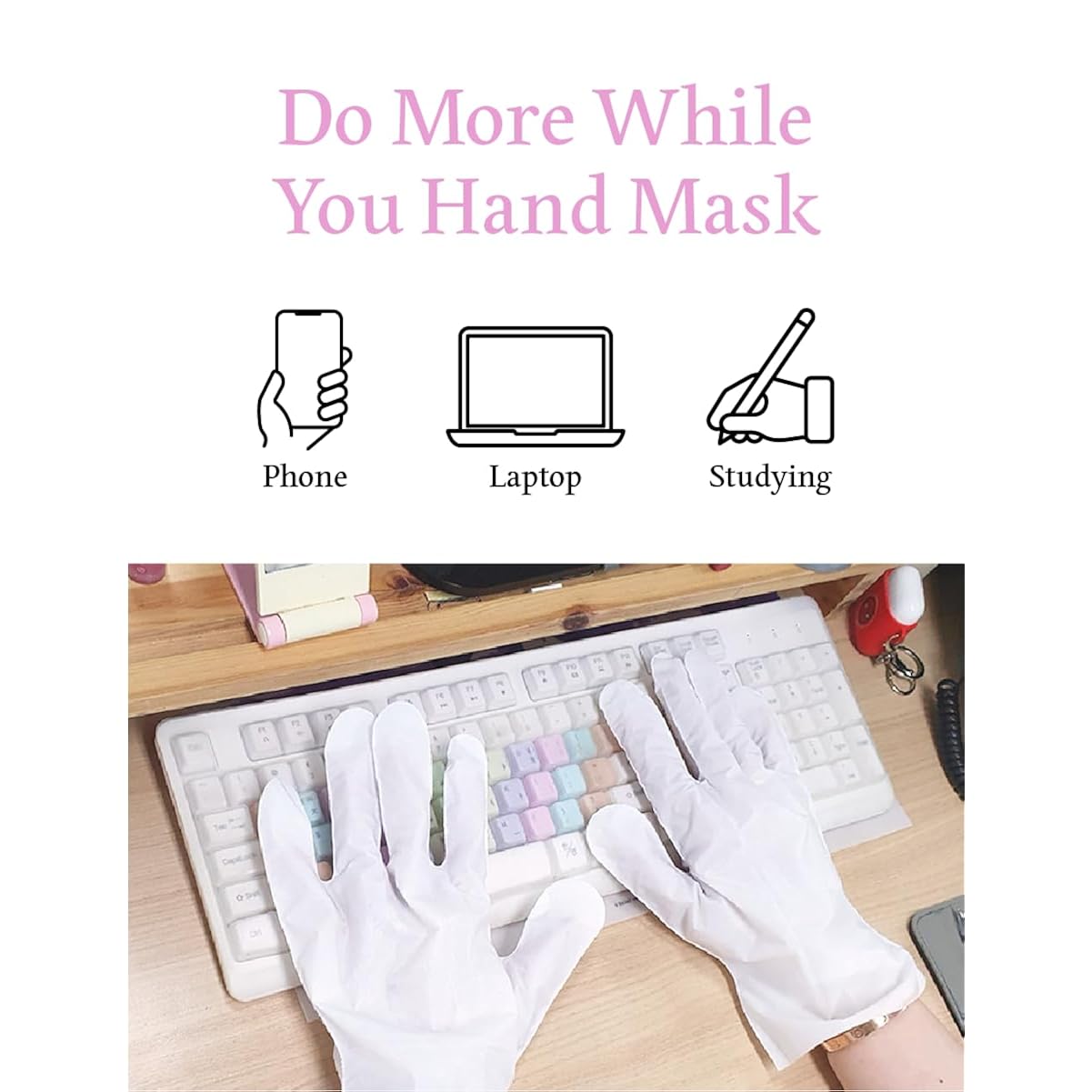 ChokChok Hydrating Hand Mask Gloves, 10 Pairs – Deep Moisture Repair Pack for Dry, Cracked Hands – Soothing & Nourishing Care
