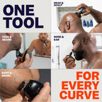 Freebird FlexSeries Head Shaver for Bald Men 5 Blade Electric Razor with ScalpSafe Anti Bump Technology Cordless Wet Dry Shaver Kit Nose Hair Trimmer IPX6
