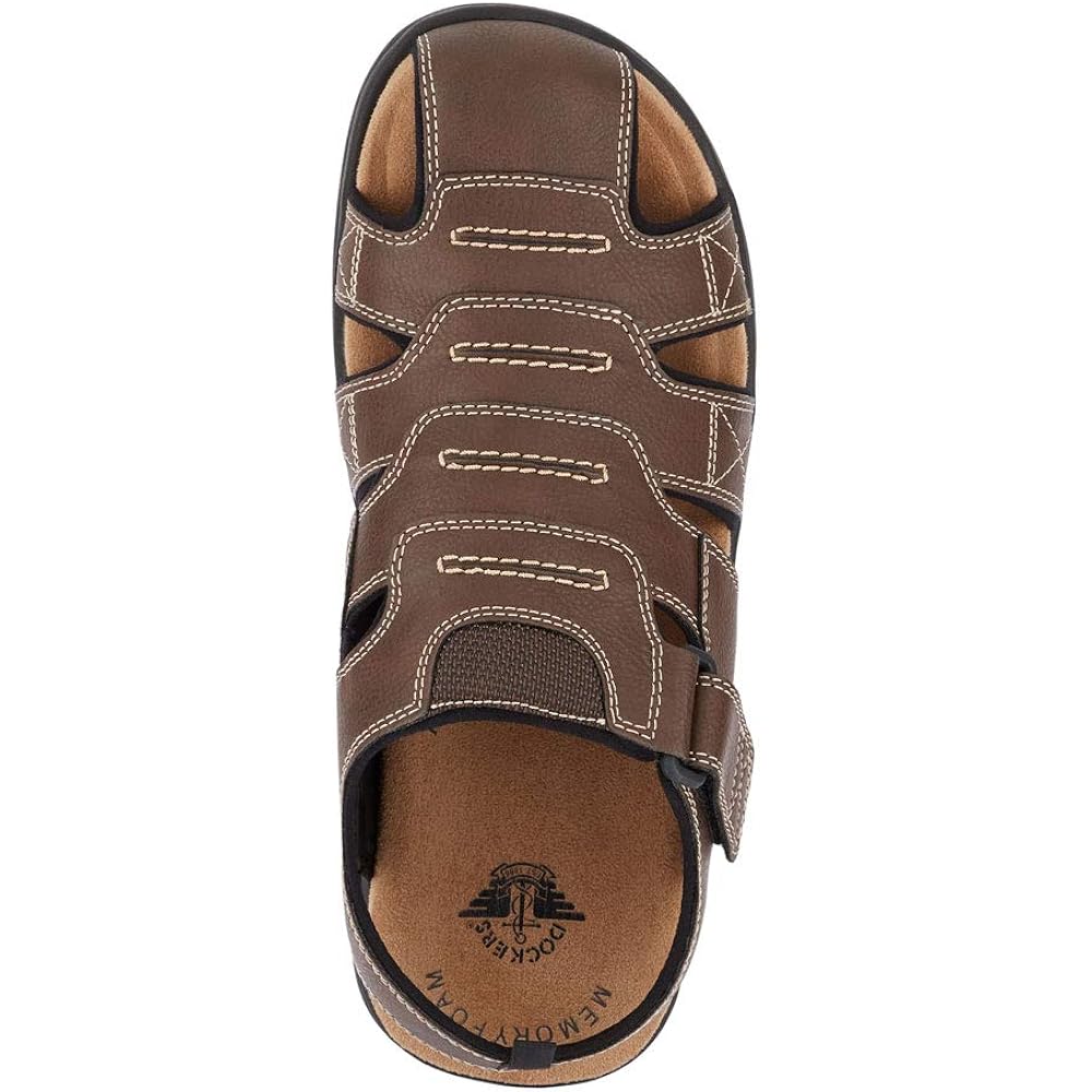 Dockers Mens Searose Outdoor Fisherman Sandals With Memory Foam