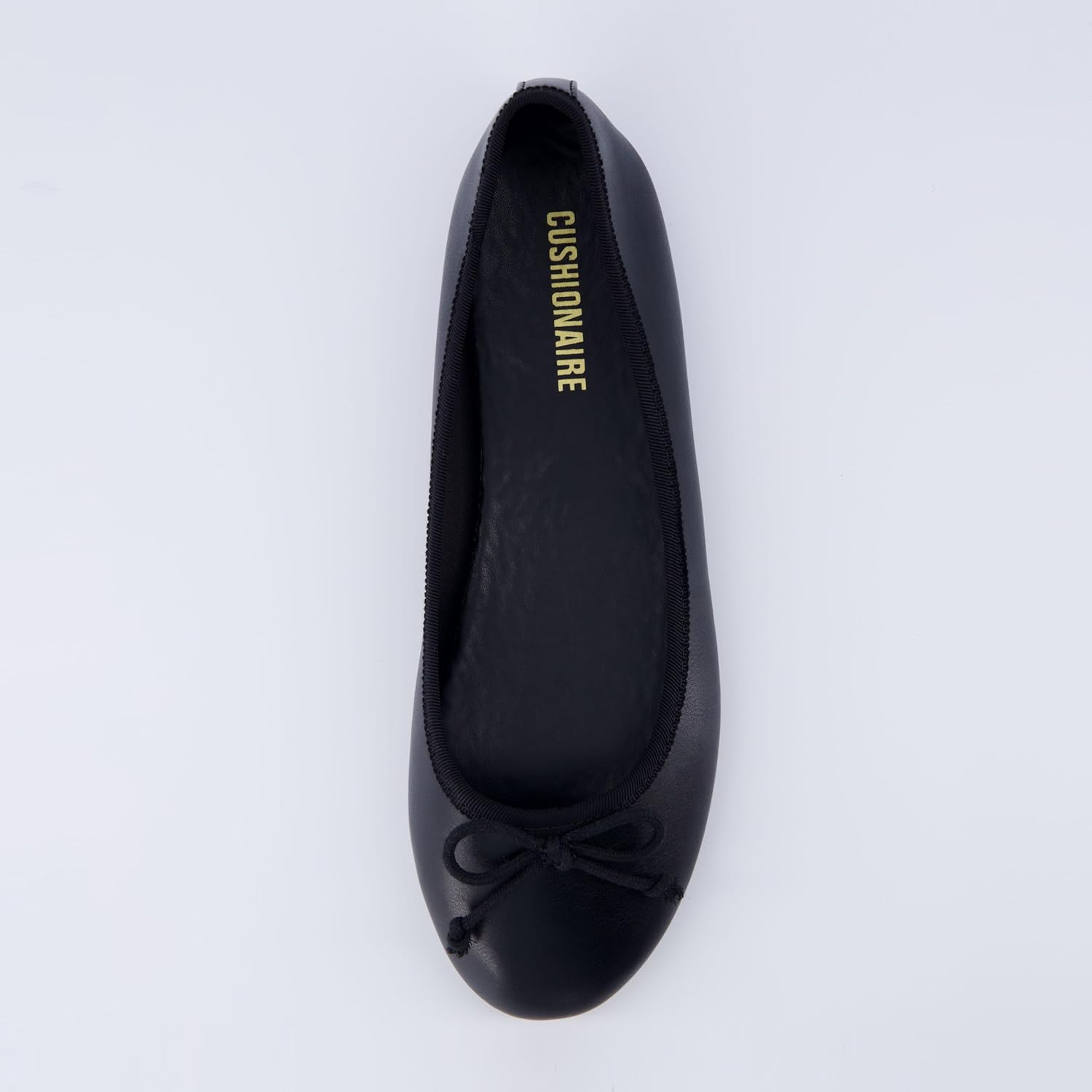 CUSHIONAIRE Women's Como Bow Flat with +Memory Foam and Wide Widths Available