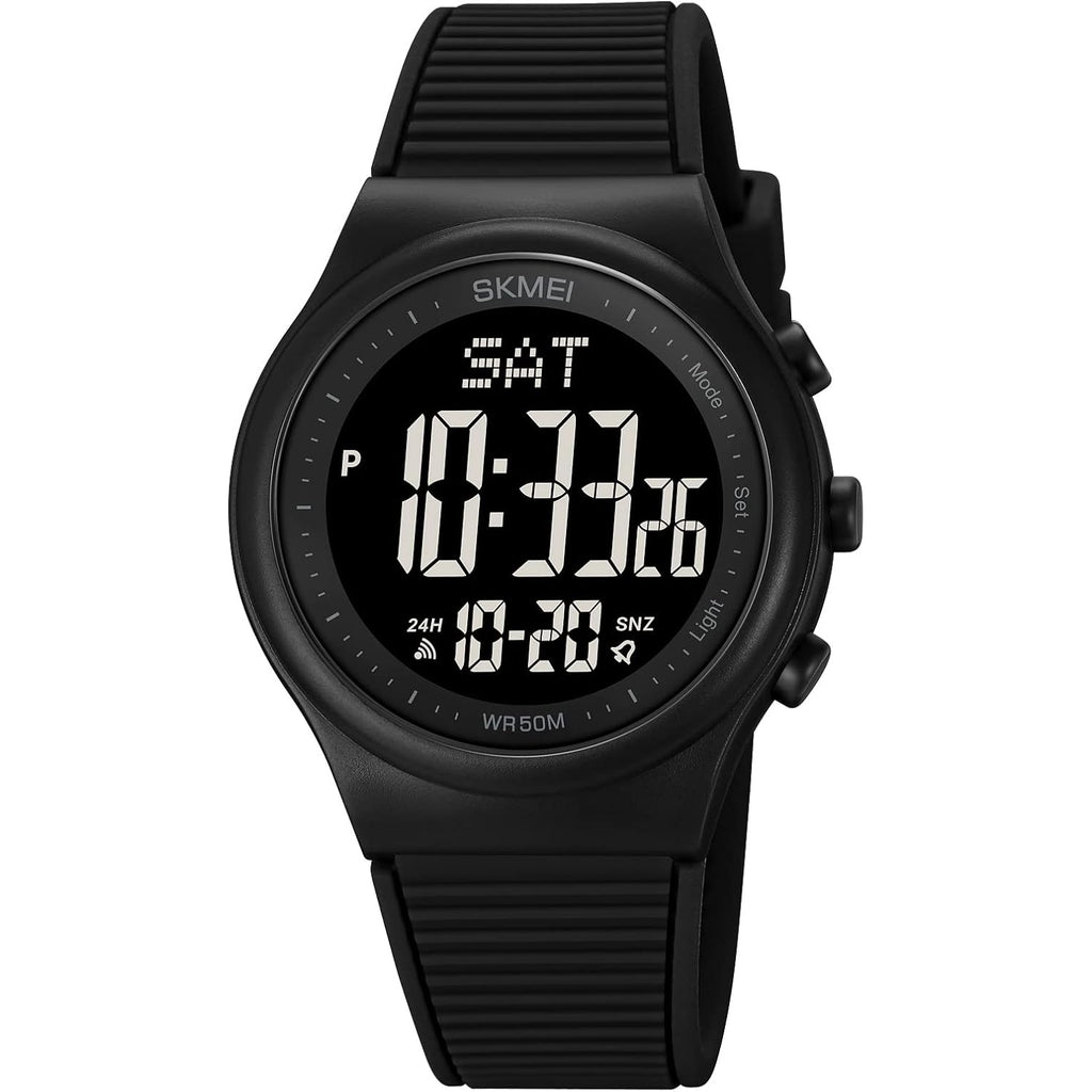 Cakcity Digital Watch For Women Waterproof Stopwatch Sports Watches For Mens And Womens Unisex Outdoor Rubber Strap Multifunction Wristwatch With Luminous Display